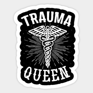 Trauma Queen Sticker